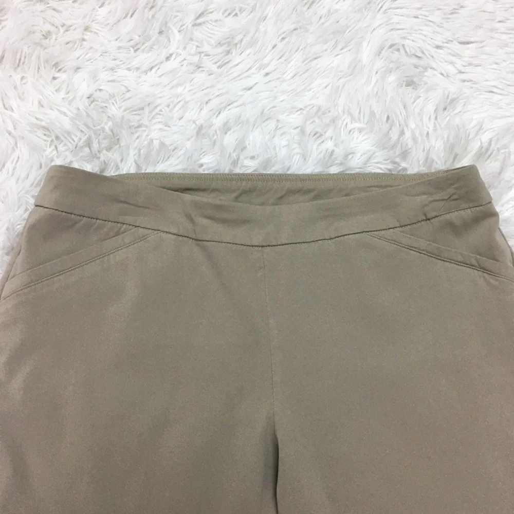 Kim Rogers Khaki Pull On Capris size 14P - Picture 4 of 6